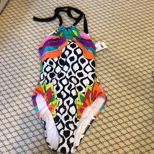 One piece bathing suite